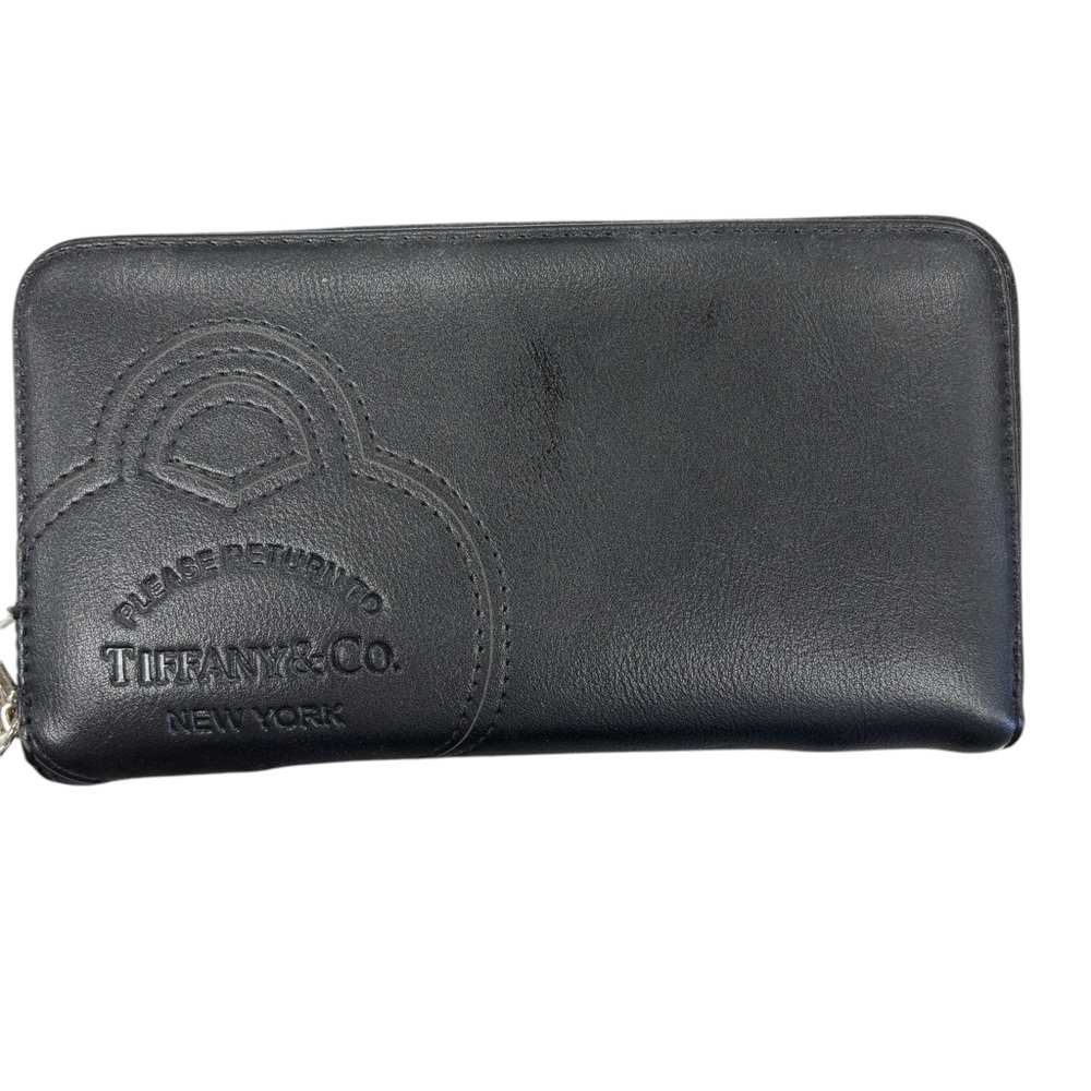 Tiffany & Co. Black Leather Wallet